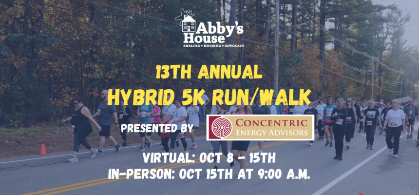 13th Annual Abby’s House Hybrid 5K Run/Walk