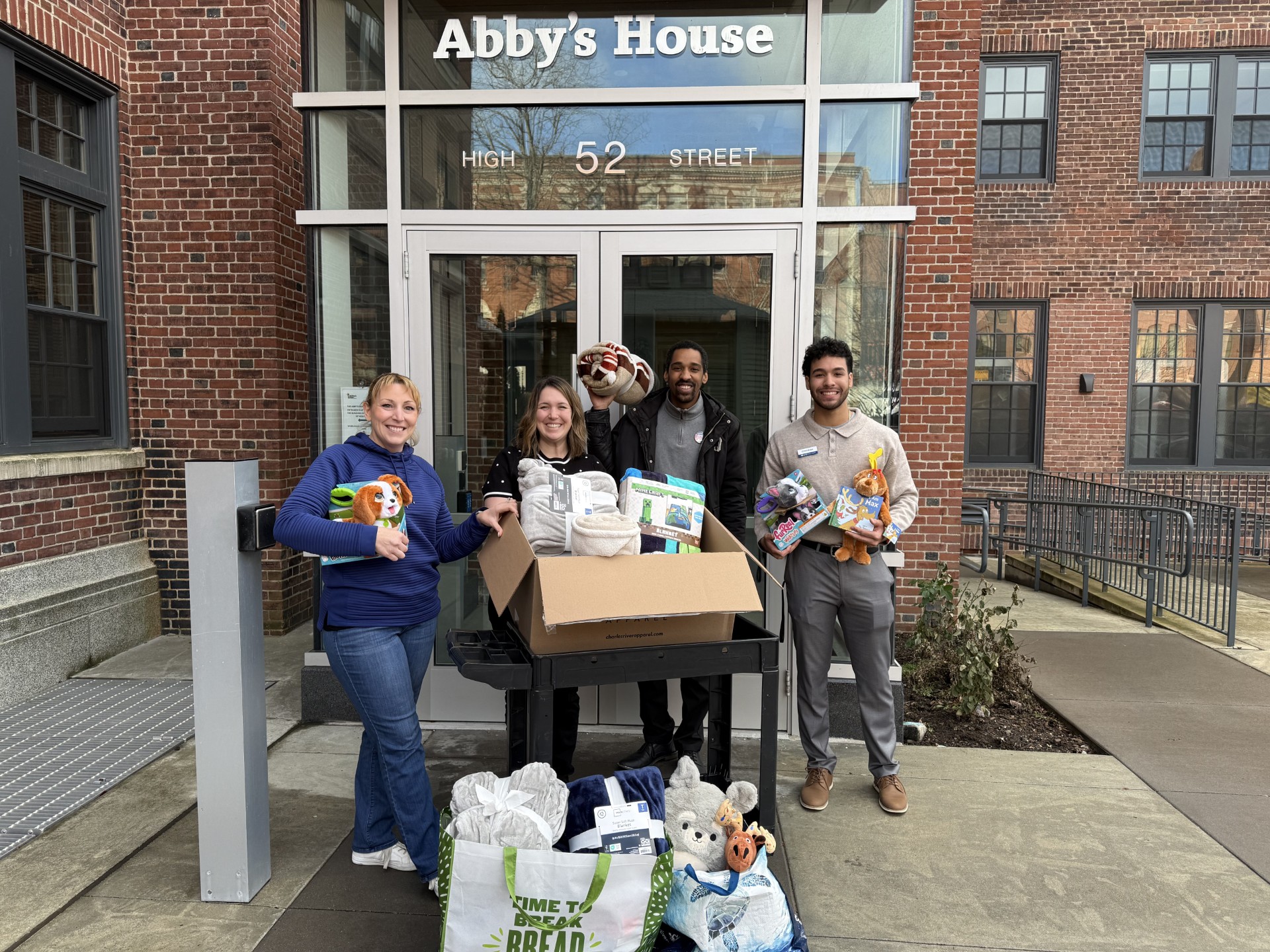 A woman supported by Abby's House